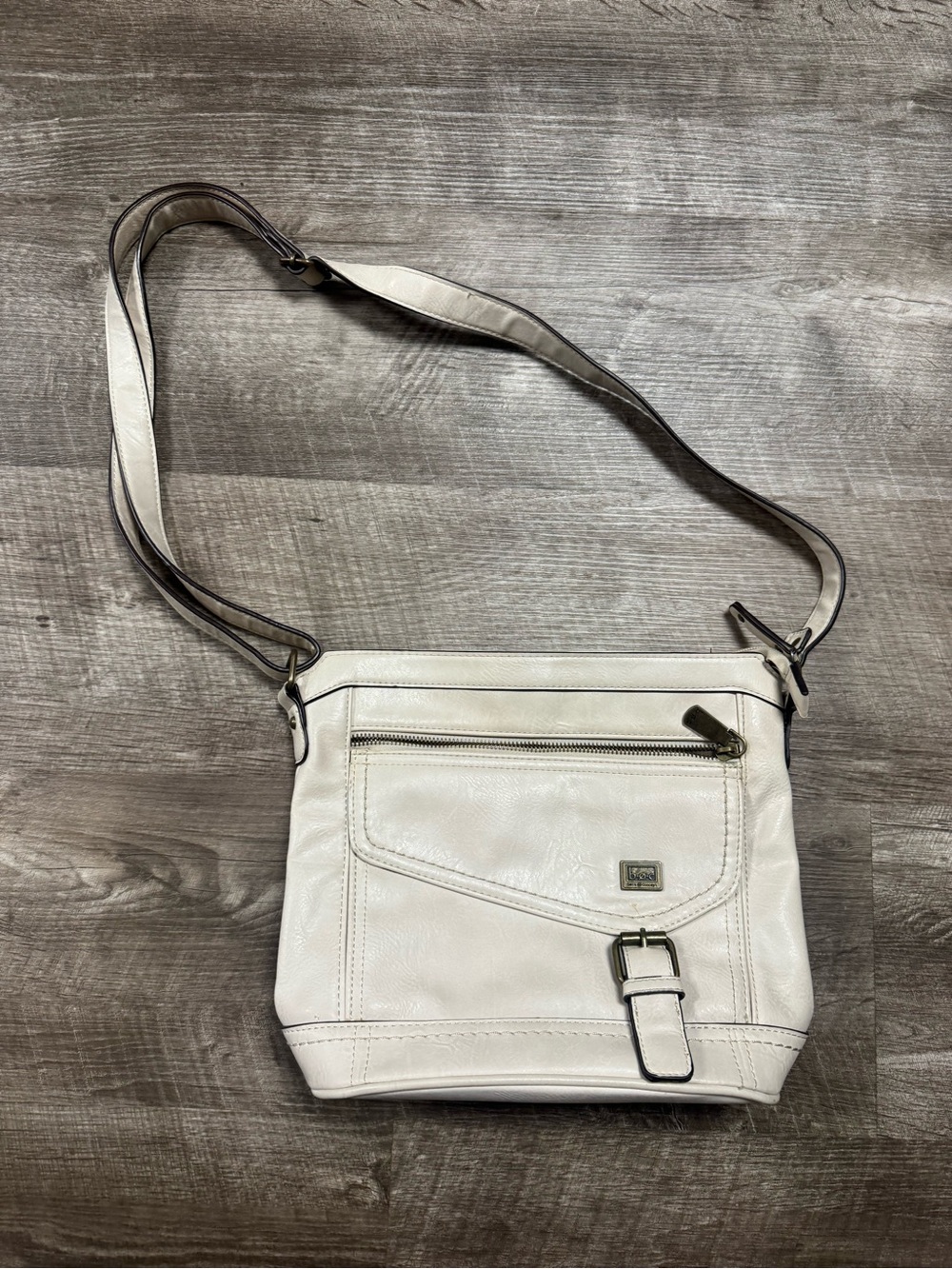 BOC Born Concepts Off White Crossbody Bag